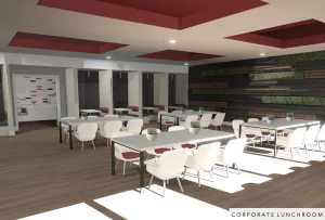 toronto commercial new corporate design lunchroom
